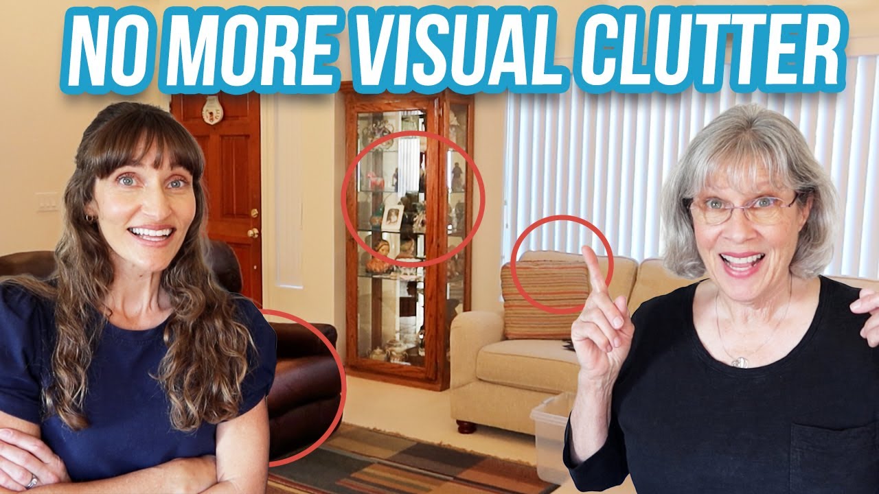 A Living Room Makeover to Remove The Visual Clutter