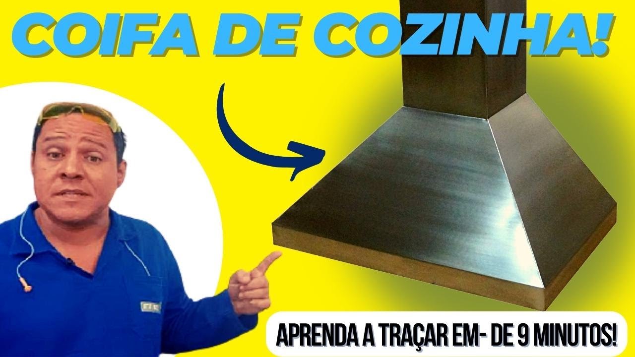 ✅Como traçar uma coifa para cozinha em 3 passos simplificado