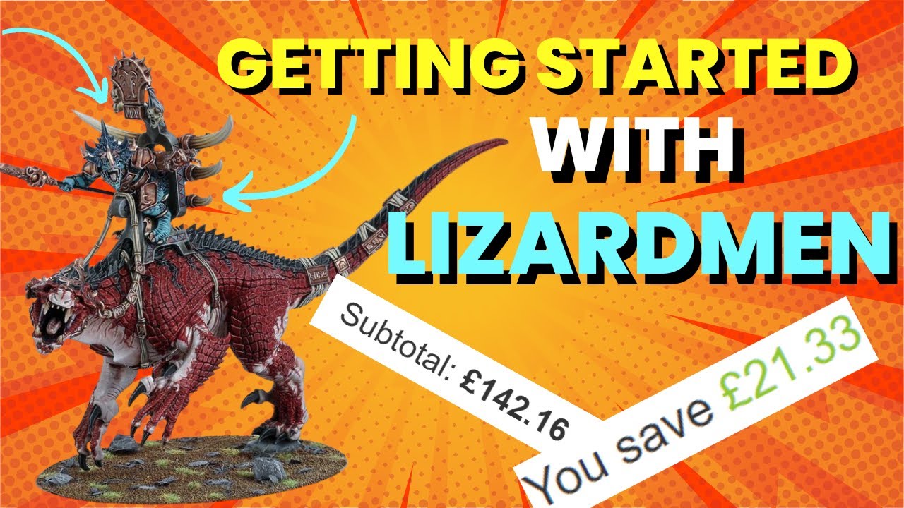 1000pts in UNDER £150 | Getting Started with Lizardmen in the Old World