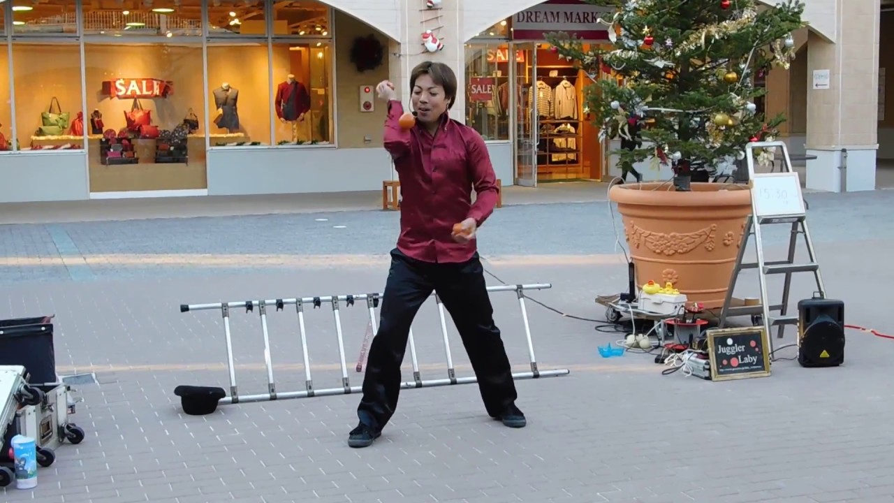 大道芸 Juggler Labyさん 2017年11月19日 大洗シーサイドステーション