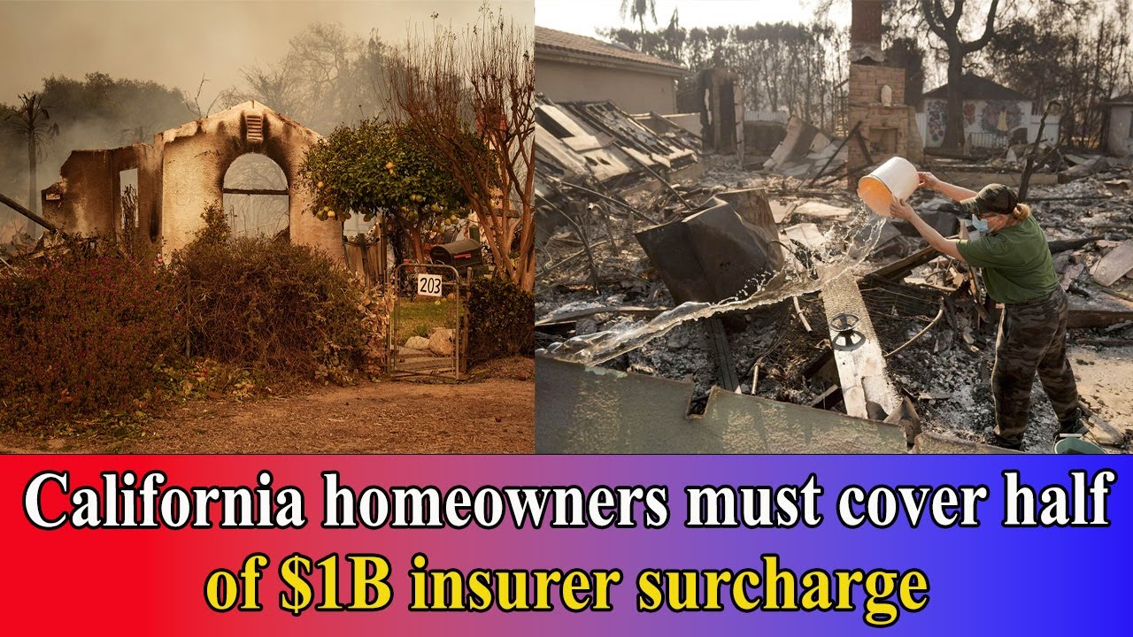 California homeowners must cover half of $1B insurer surcharge || Celebrity Habits 24h ||