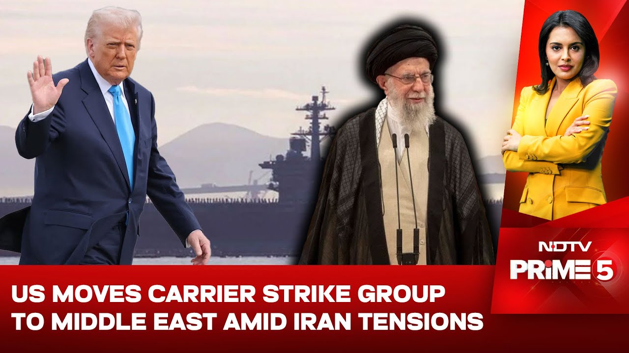 US Moves Carrier Strike Group To Middle East Amid Iran Tensions: Report