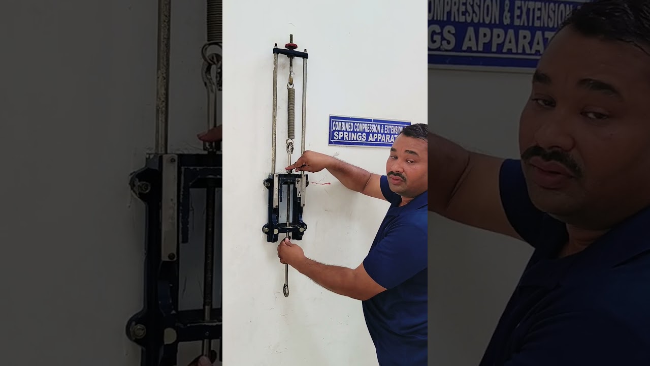 Detailing Experimental Setup of Springs to Determine Stiffness