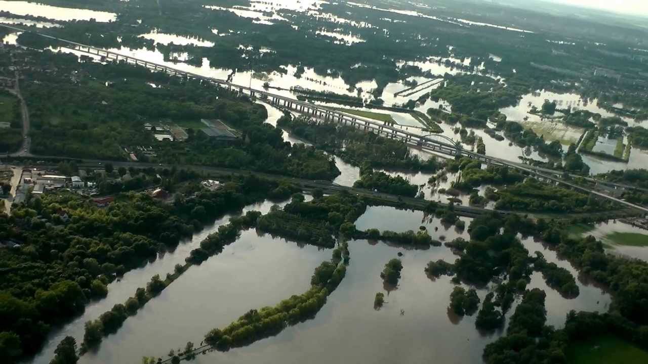 Hochwasser 2013 Schkopau Kollenbey Planena Rattmansdorf Hohenweiden Röpzig [HD]