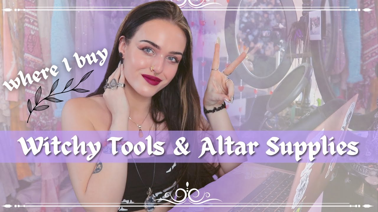 Where I Buy My Witchcraft Supplies & Altar Tools | Online Witchy Shop with me!