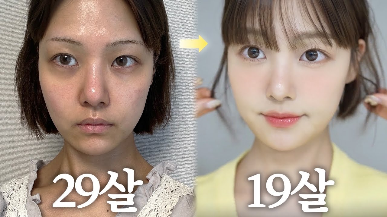 10살 어려보이는 동안 메이크업 꿀팁 모음👶🏻✨+구독자event , 요청많았던 그 메이크업! 봄웜톤 데일리 화장, 데이트, 화장꼼수, 화알못