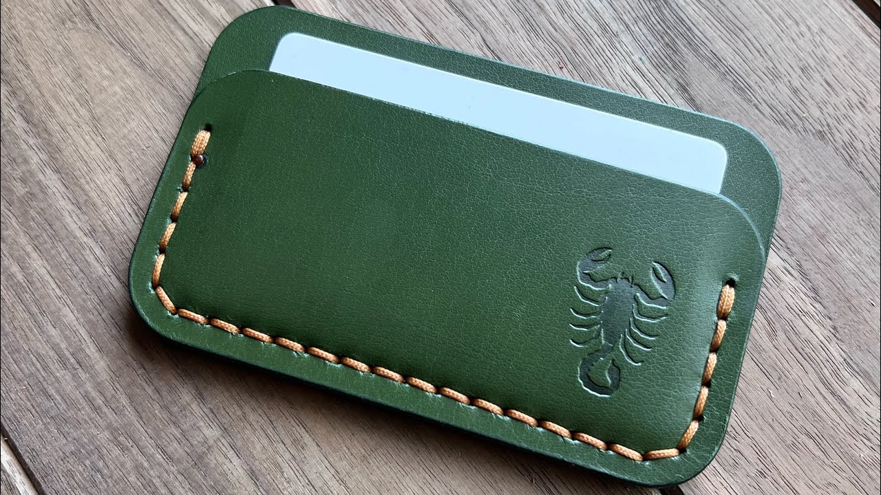 How to craft a simple leather wallet, easy