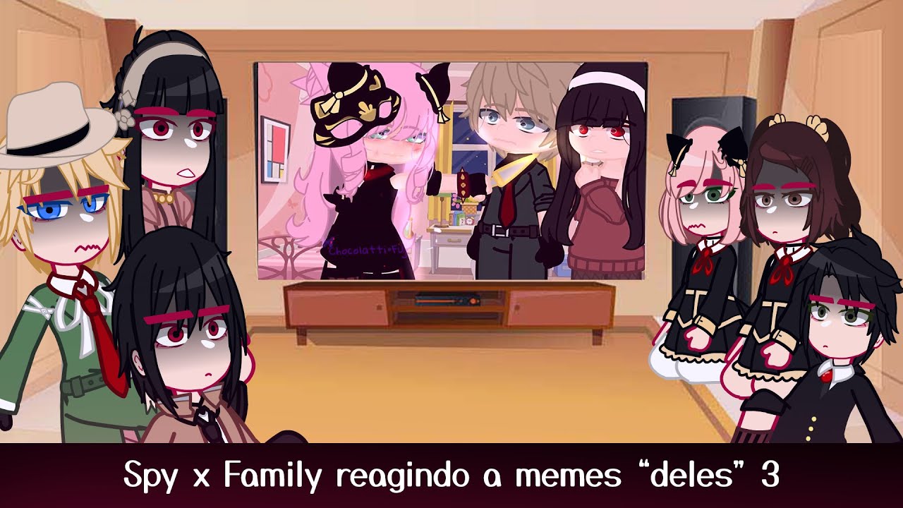 Spy x Family reagindo a memes 