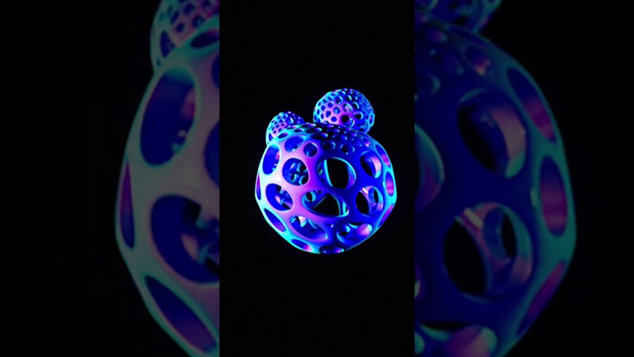 Abstract Geometric Motion &ndash; Simple Houdini Animation #3d #houdini #simulation