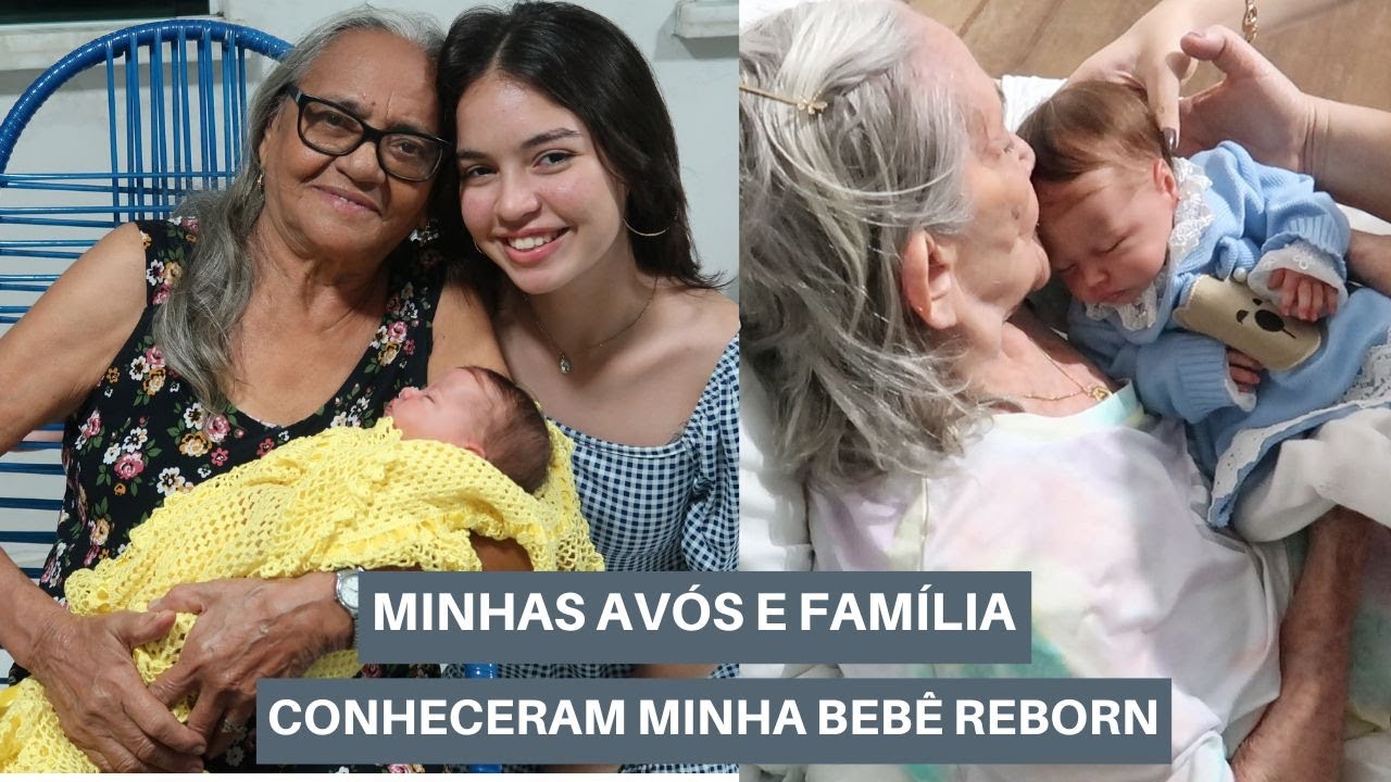 REAÇÃO DA MINHA FAMÍLIA DE FORTALEZA CONHECENDO MINHA BEBÊ REBORN