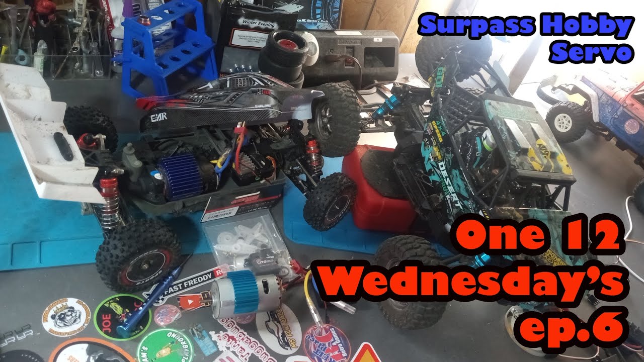 Wltoys 124010 Servo Swap - Electric swap HBX 2995 - One 12 Wednesdays -  Bench Time