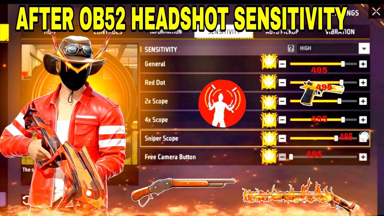 😈Free Fire Auto Headshot Trick 2026 Sensitivity 🛑 | 2gb, 4gb, 6gb Ram Headshot Sensitivity Setting🔥
