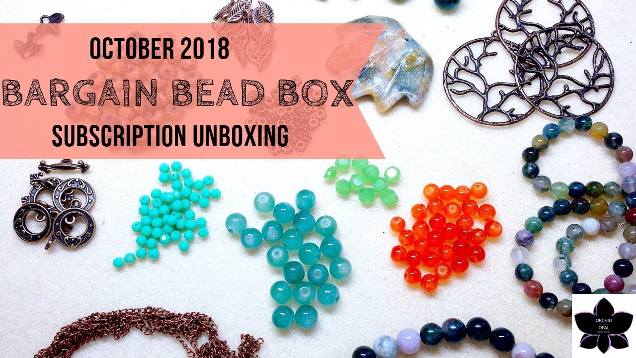 Bargain Bead Box | Monthly Subscription Unboxing Oct. 2018