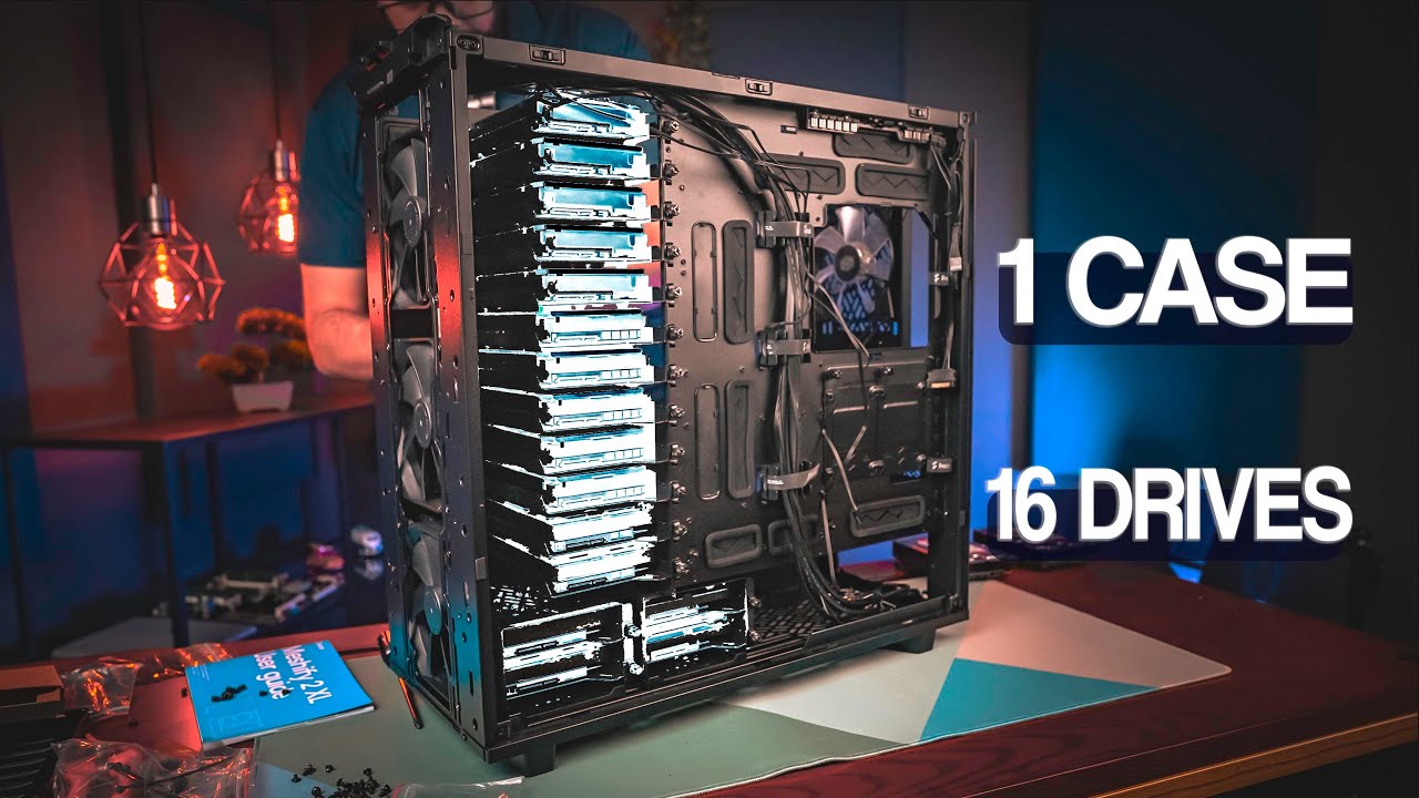 Mountain of Drives in ONE Case - Fractal Design Meshify 2 XL