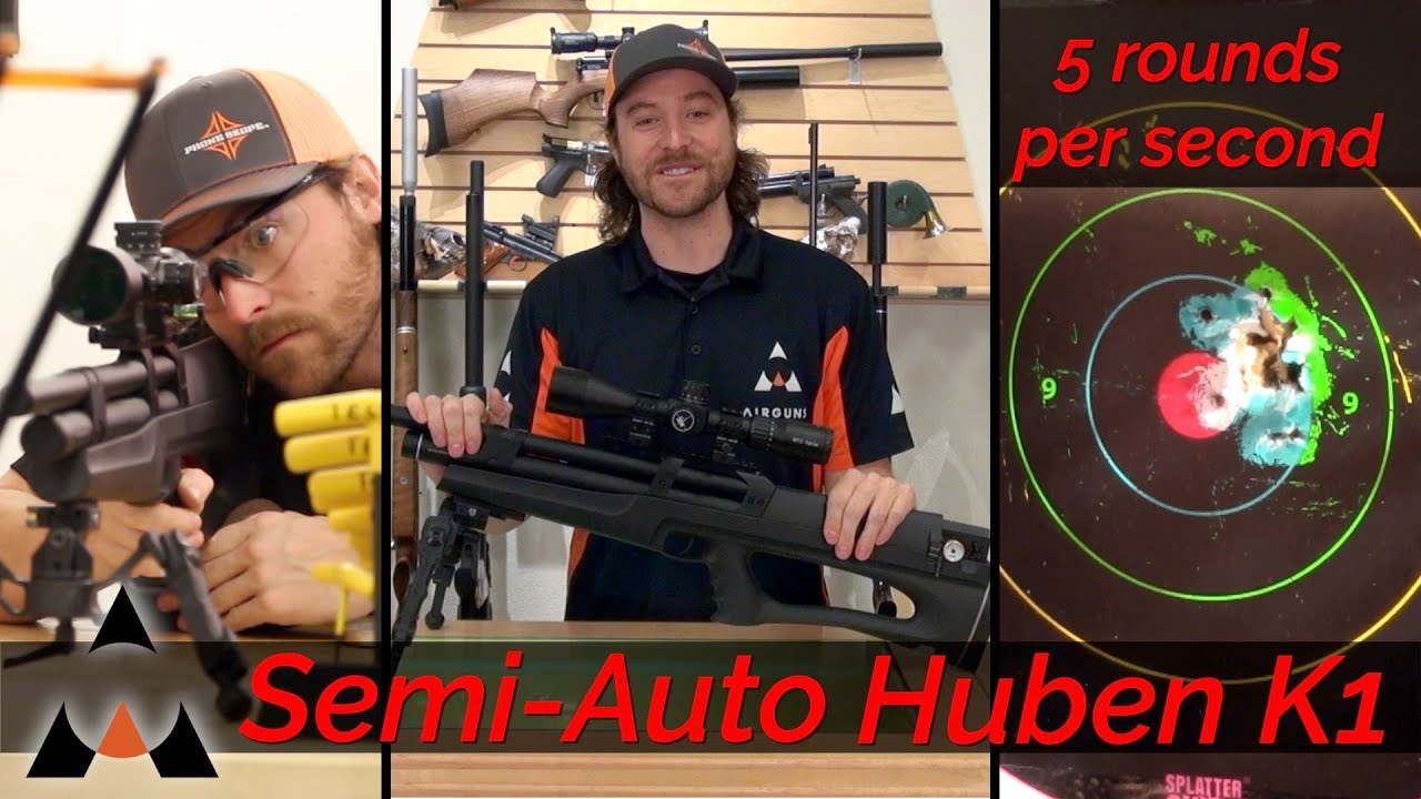 Полуавтоматическая пневматическая винтовка Huben K1 &mdash; ПОЛНЫЙ ОБЗОР