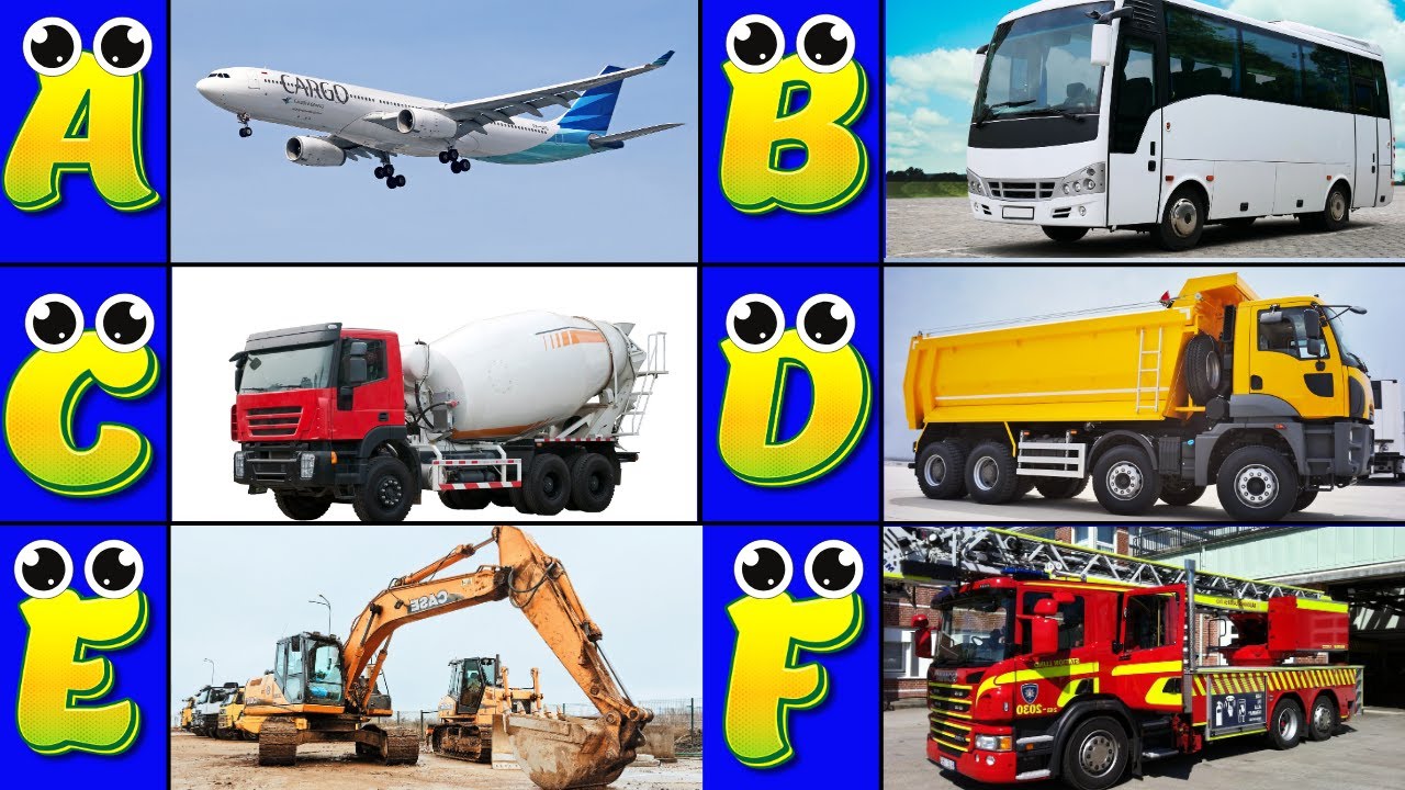 A to Z of Vehicles for Kids 🚗✈️  Fun Transport Alphabet Poem  Educational & Rhyming Songs