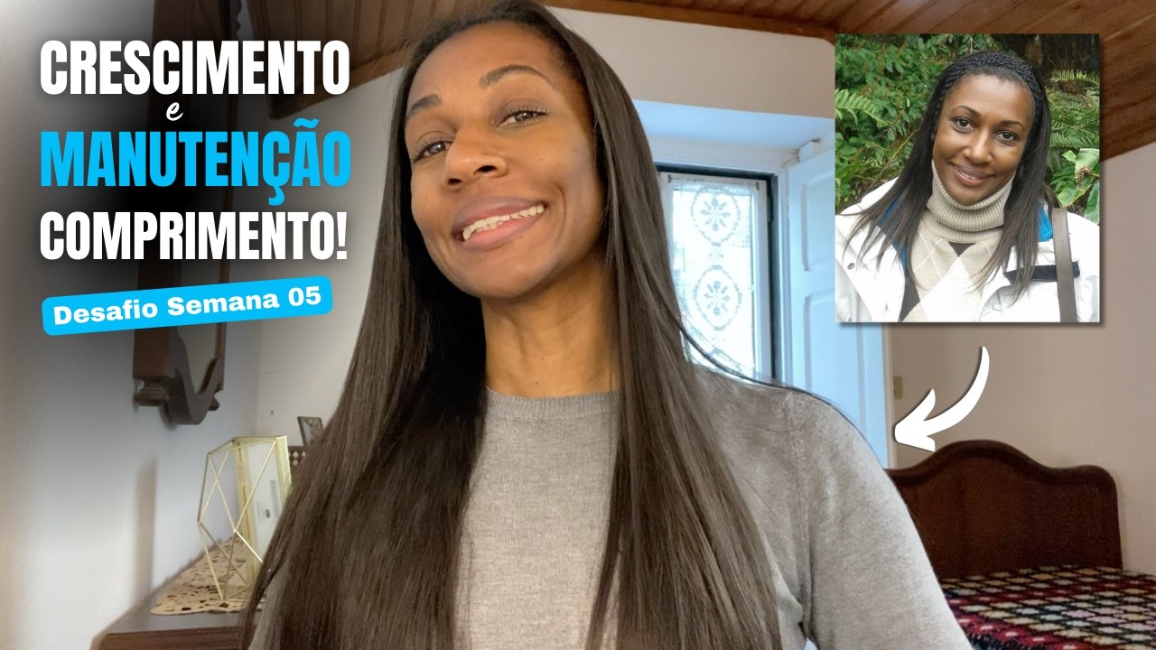 Desafio Crescimento Capilar: Hidratação Poderosa Maizena, Açúcar e Óleo Vegetal💧✨ |Semana 5| PriFlor