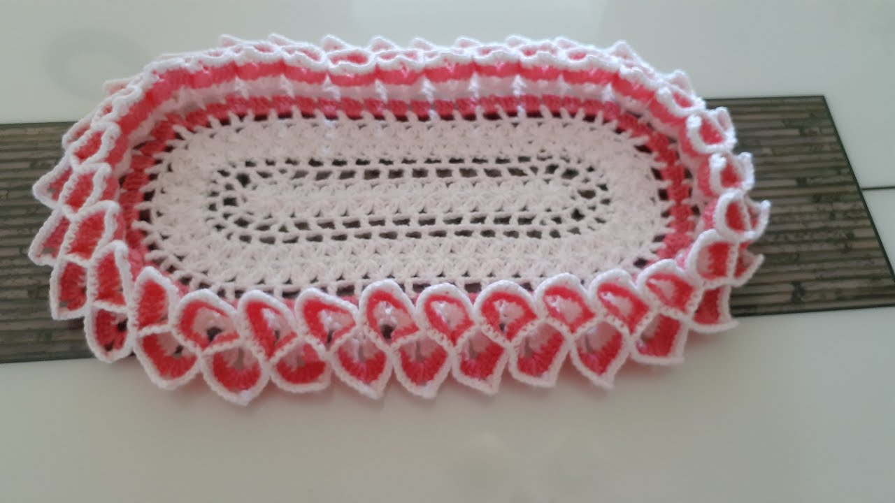 Oval Crochet Centerpiece