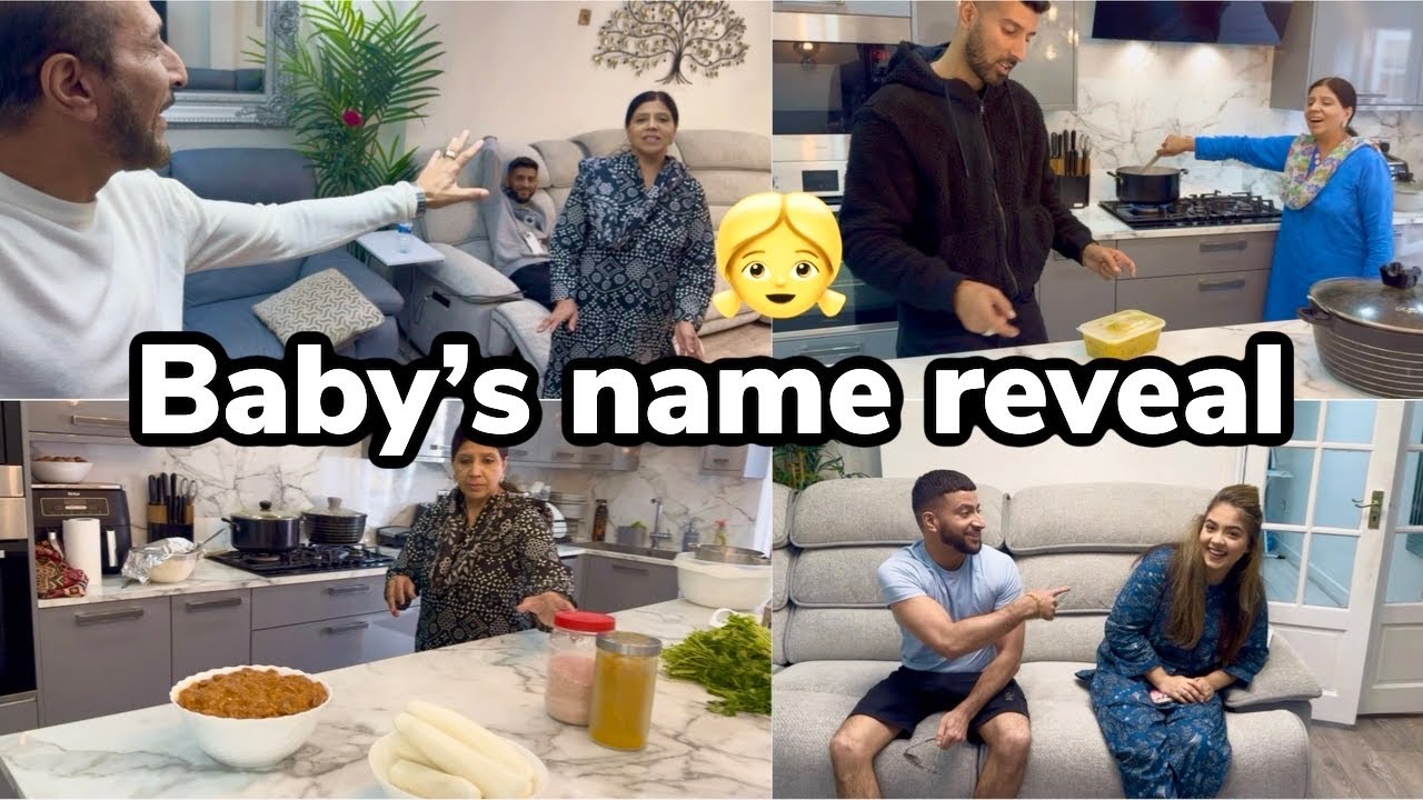 BABYS BEAUTIFUL NAME REVEALED! 👧|| BIG ANNOUNCEMENT 📣 🥰||MAMAS DELICIOUS COOKING AFTER WEDDING 🥘