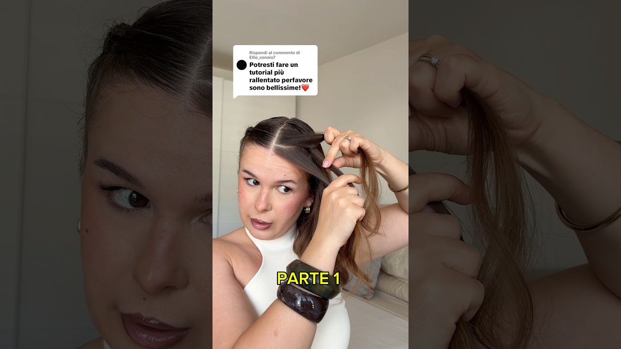 Head-tied braids tutorial - PART 1 #wavyhair #braids