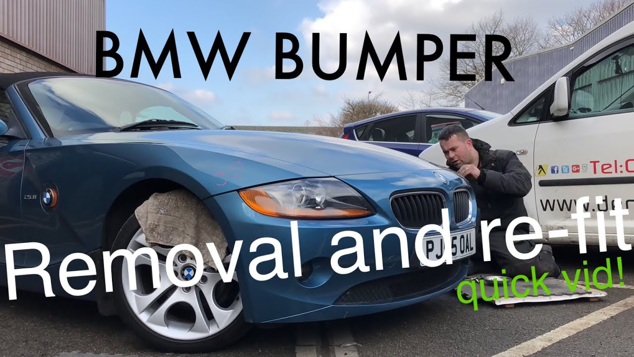 BMW Z4 bumper removal