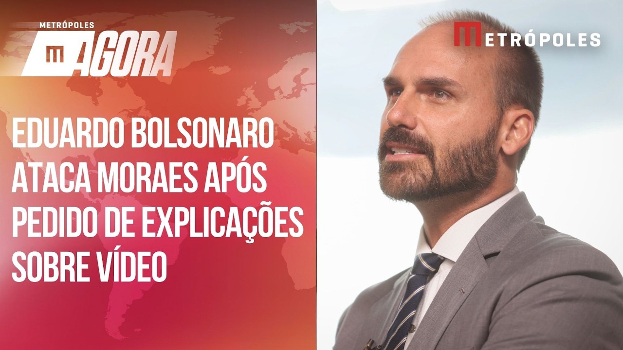 Eduardo Bolsonaro reage ap&oacute;s Moraes cobrar explica&ccedil;&otilde;es sobre descumprimento da domiciliar