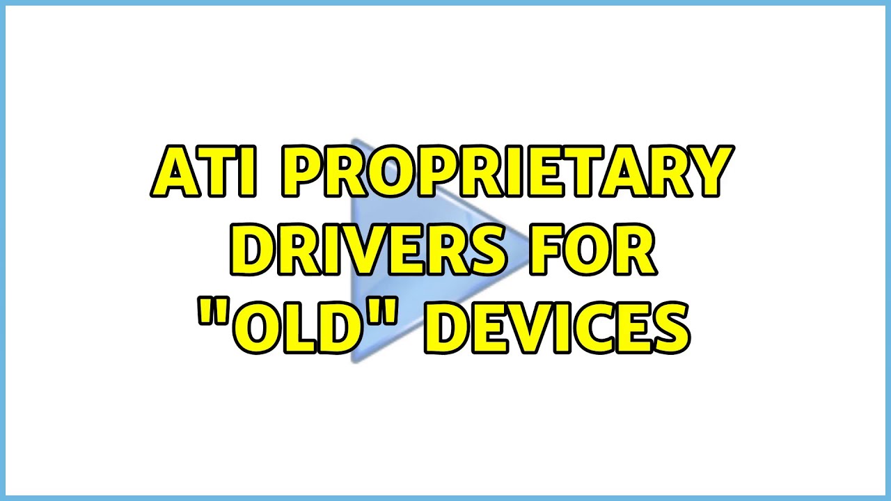 Ubuntu: ATI proprietary drivers for 