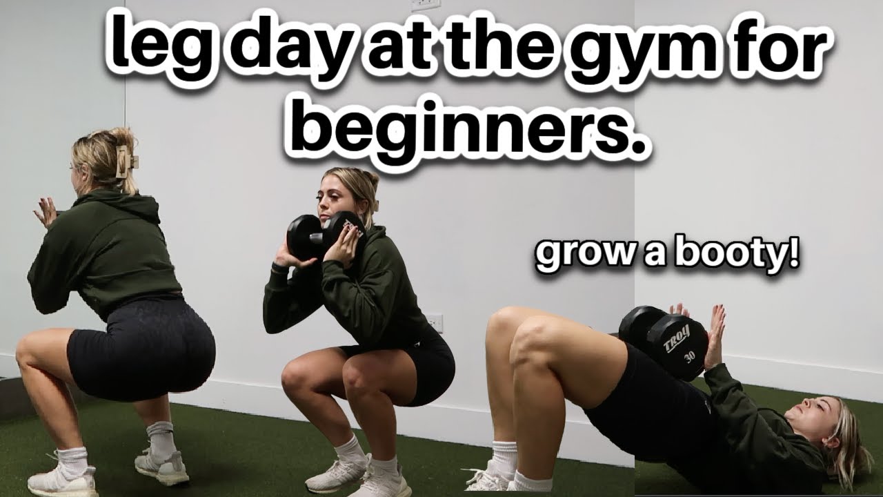 Sculpt Your Legs with this Beginner-Friendly Gym Workout