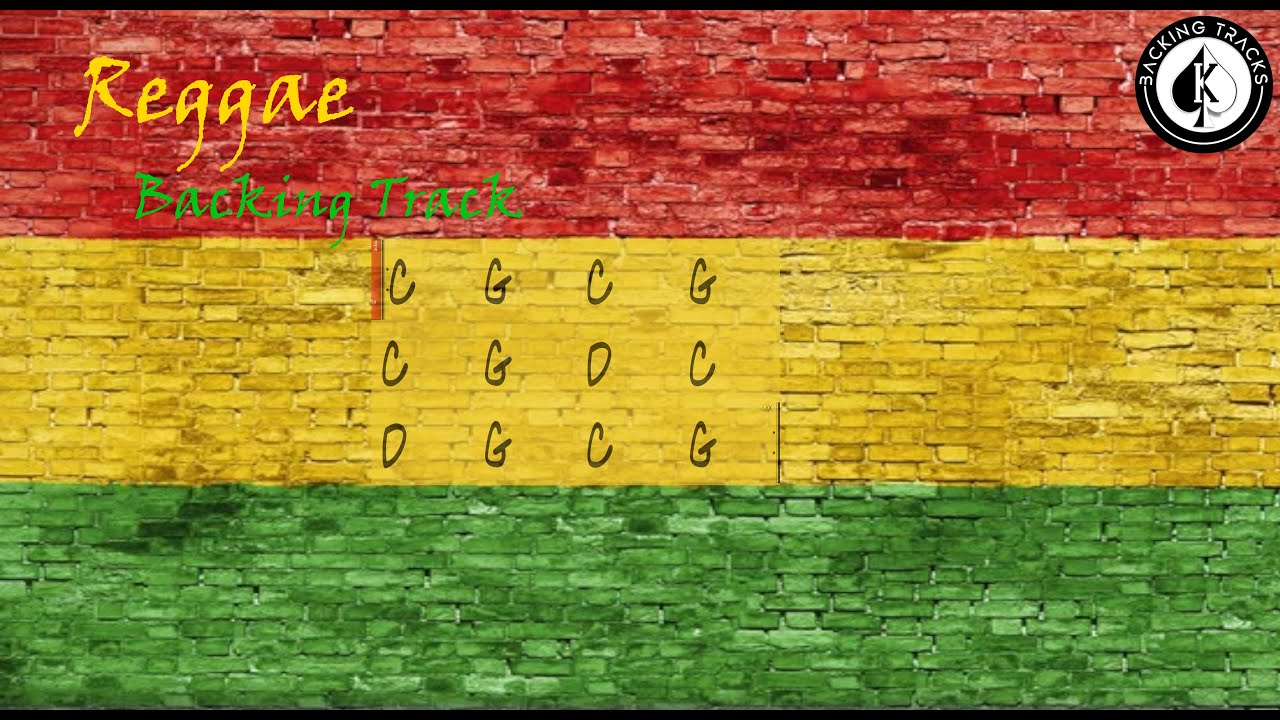 Reggae Slow - Backing Track in C | 65 BPM with Chord Changes