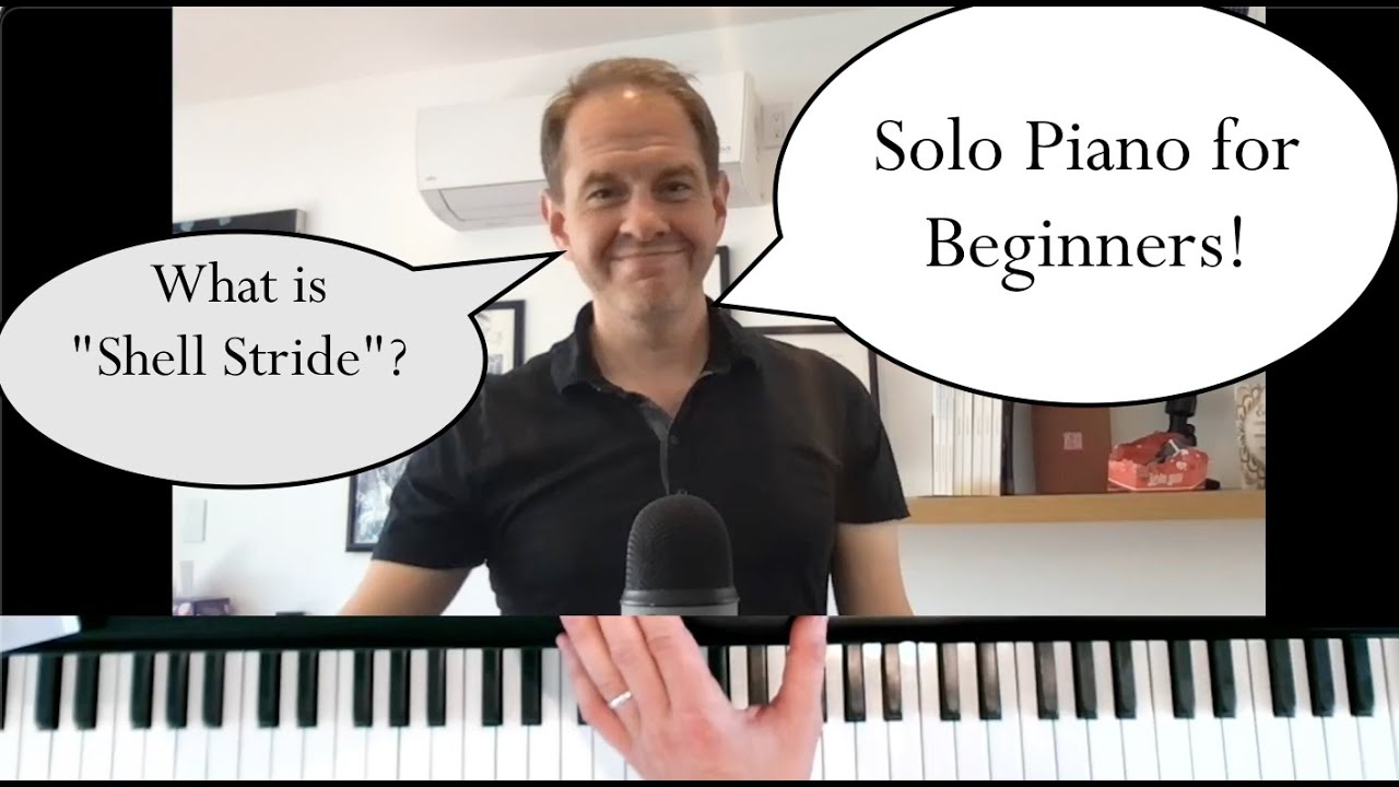 Left Hand Accompaniment for Beginner/Intermediate Solo Piano: Shell Stride