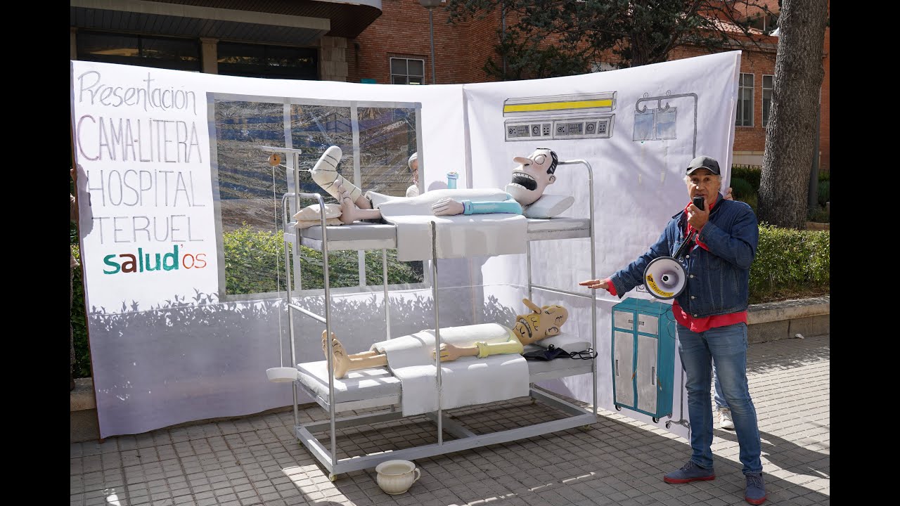 Teruel Existe presenta “la cama litera, una solución para la lista de espera” en el nuevo hospital