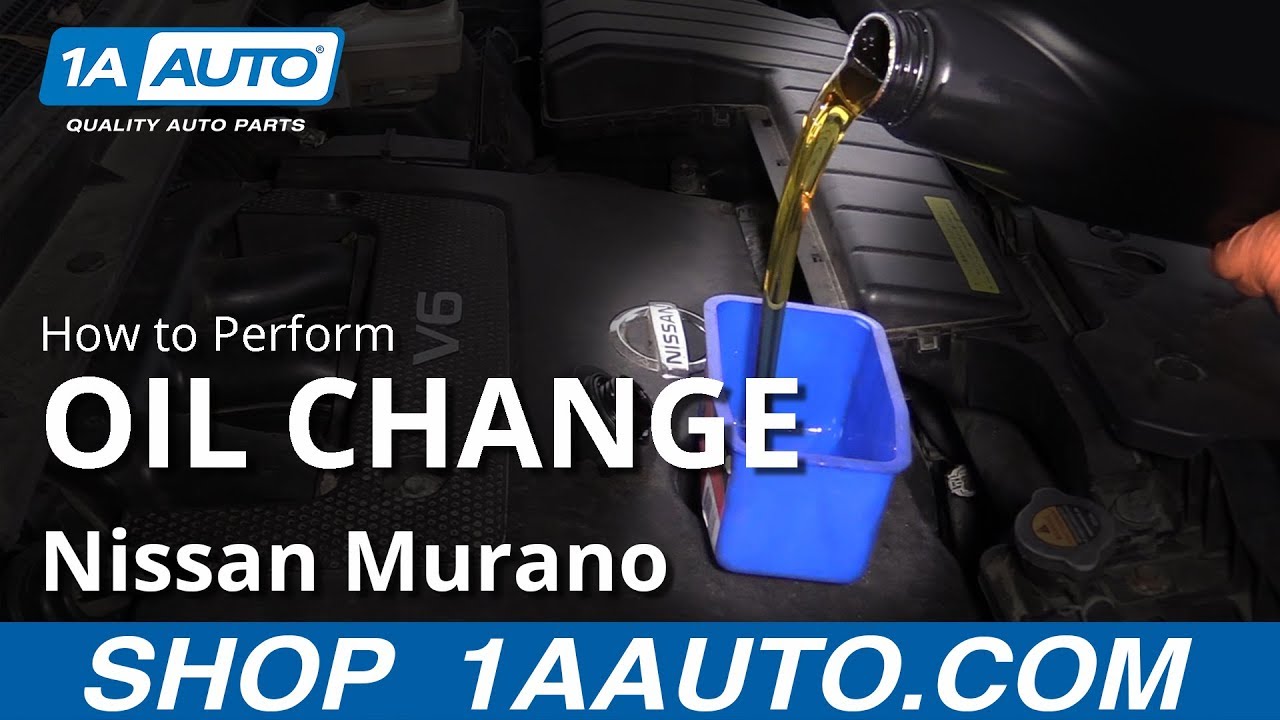 Как заменить масло в Nissan Murano 09-14