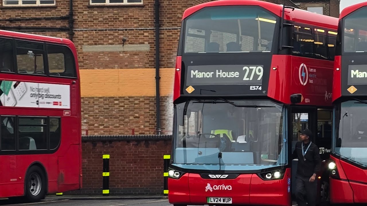 Brand New + Quick Tour: Arriva London Wright Electroliner ES74 LV24 WUP Route 279