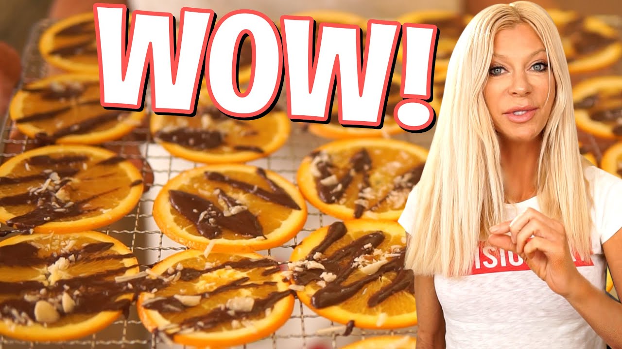 Chocolate Dehydrated Orange Slices YUM!