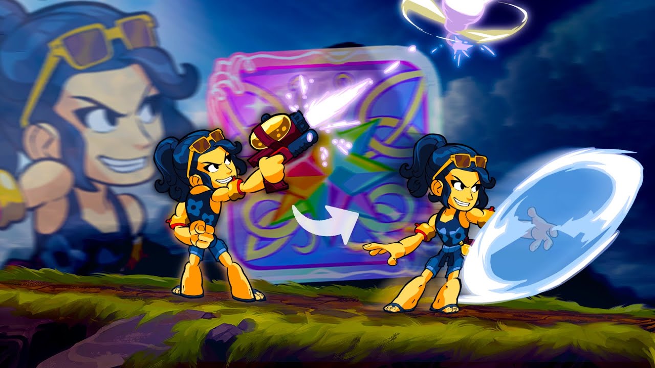 Как вальхаллан играет за Диану | Рейтинговый бой 1 на 1 в Brawlhalla