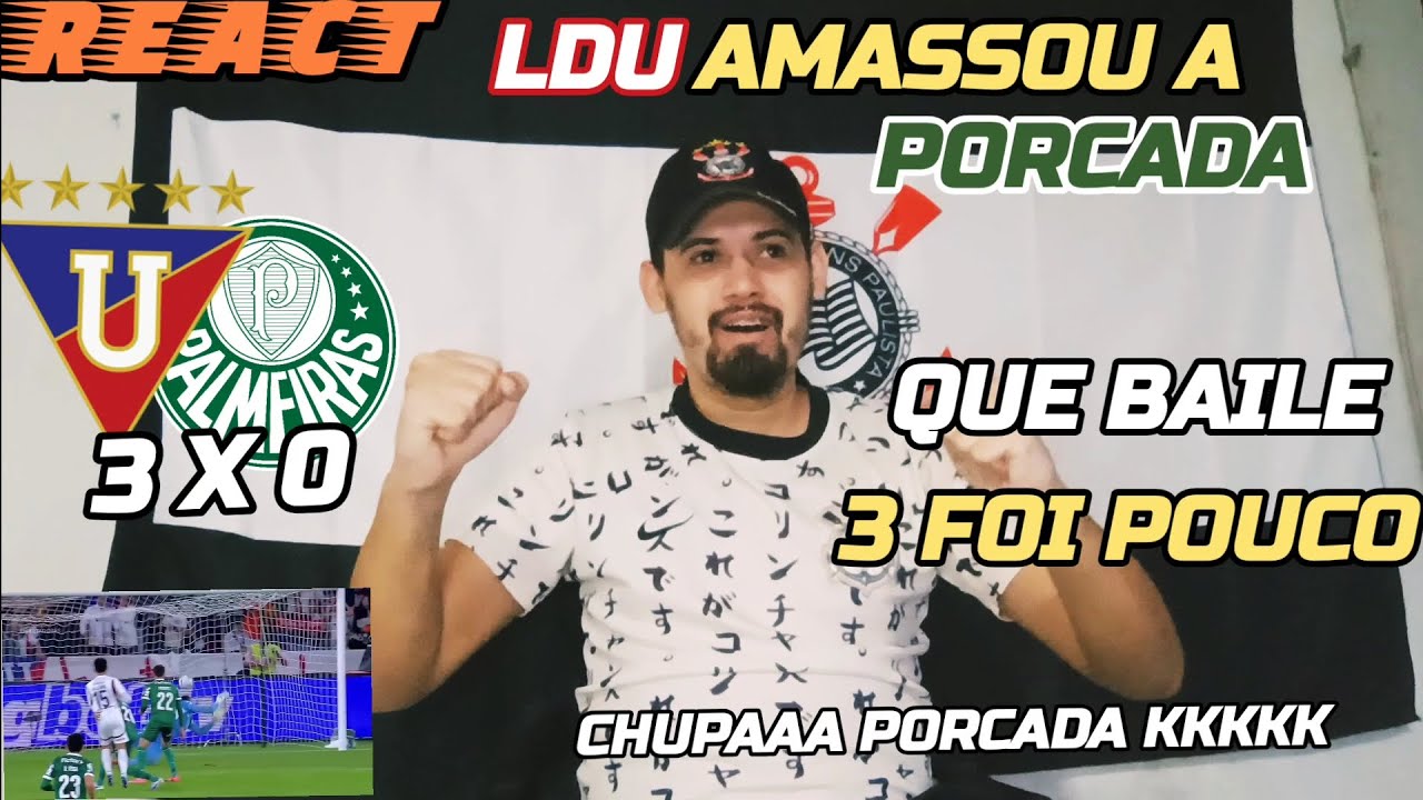 REACT - LDU 3x0 PALMEIRAS - LIBERTADORES 2025
