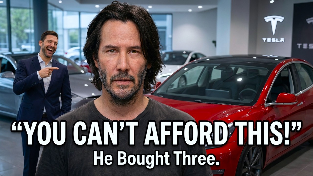 Tesla Showroom Manager Laughs at Keanu Reeves’ Clothes — The Sales Report Stuns Everyone