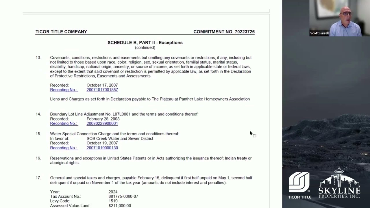 How to Review & Read a Title Report
