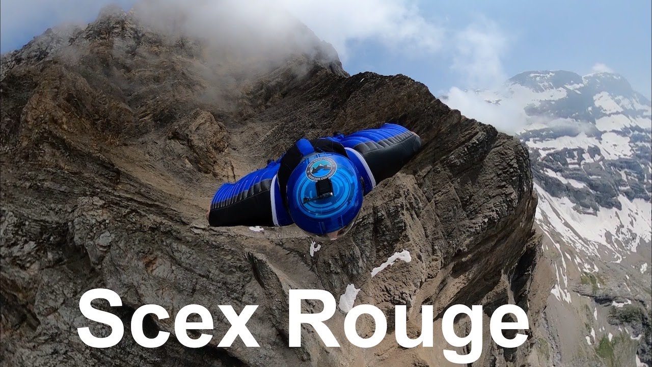 Scex Rouge - Wingsuit BASE jump