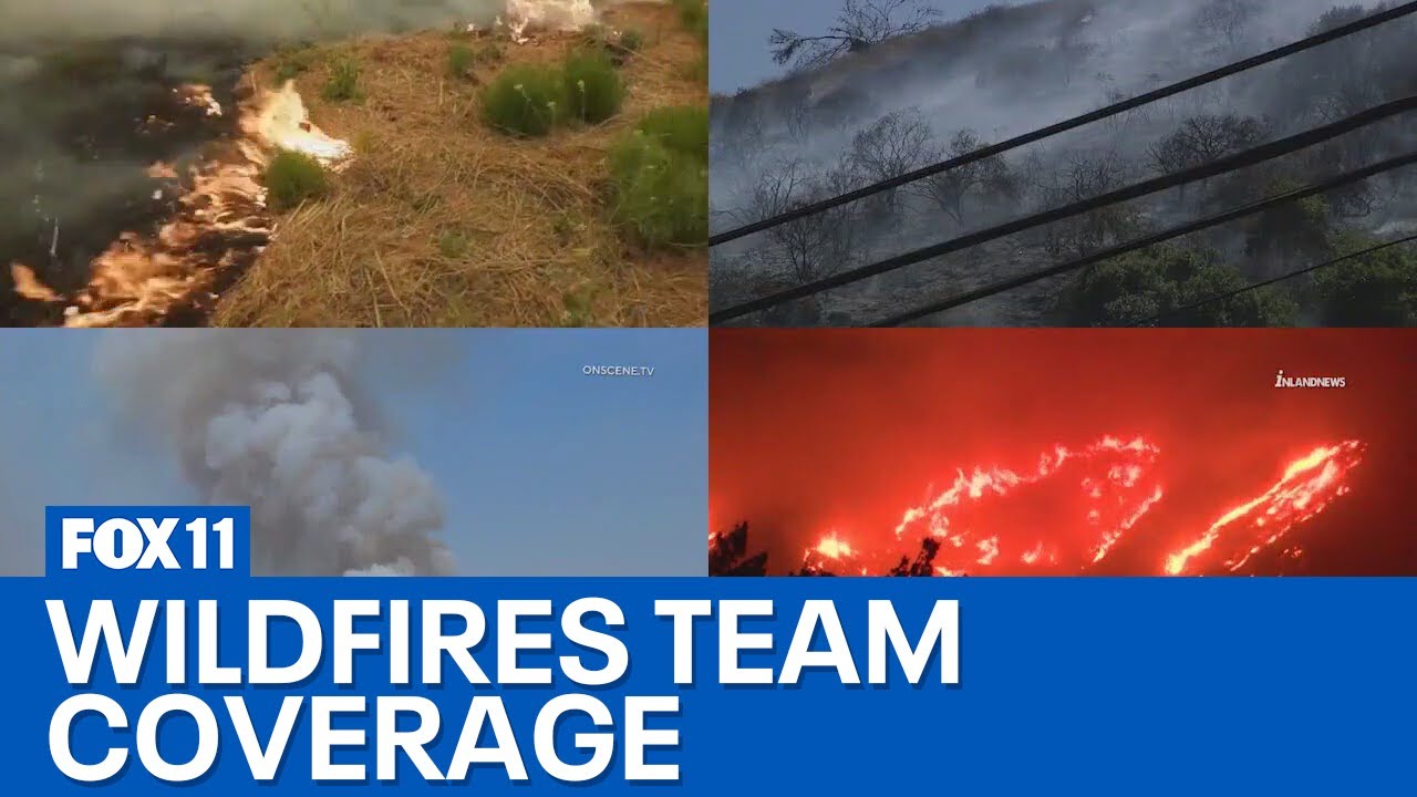 Wildfires burning across SoCal: Team coverage