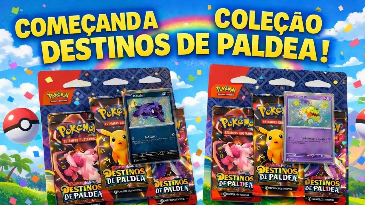 DESTINOS DE PALDEA, nova coleção no canal, venha descobrir  o que tiramos!!! 