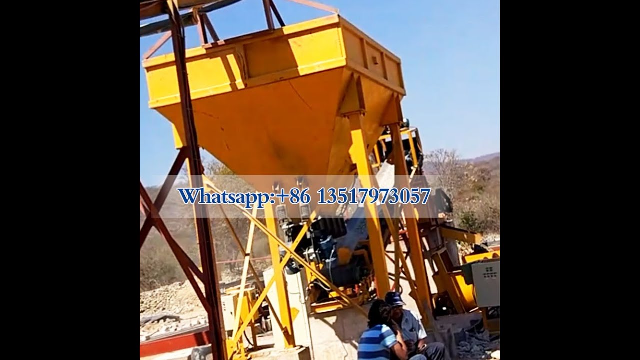 Zimbabwe 5tph hard rock gold ore recovery mining equipment with jaw crusher hammer crusher