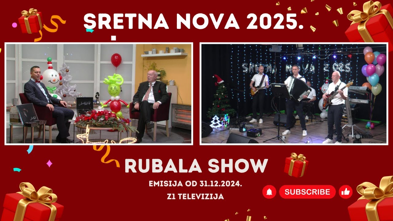 🎉 Spektakularan doček Nove 2025. uz Grupu Maestral u Rubala Showu! 🍾
