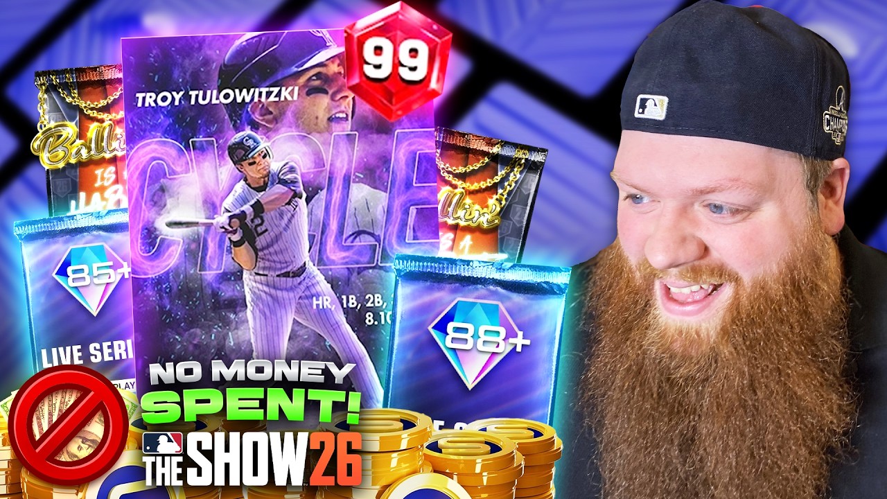 Никаких затрат! Я разблокировал Троя Туловицки с рейтингом 99! MLB The Show 26