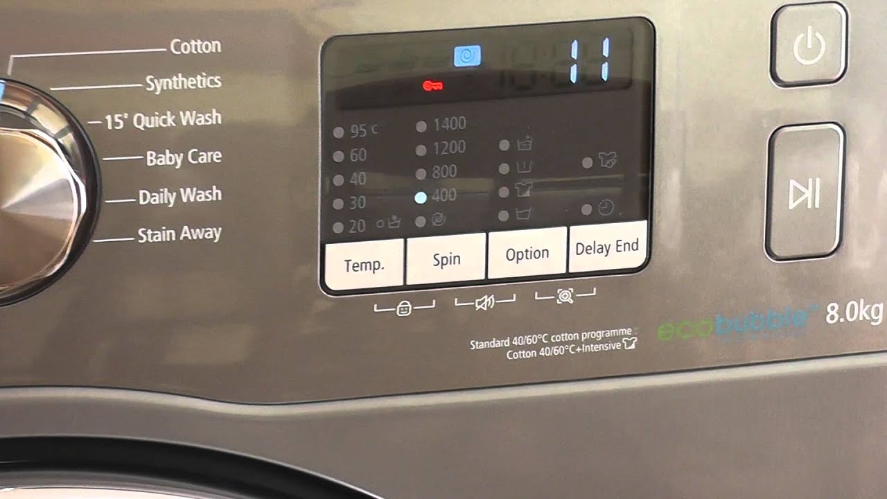 Samsung Eco-Bubble 8kg washing machine 2013