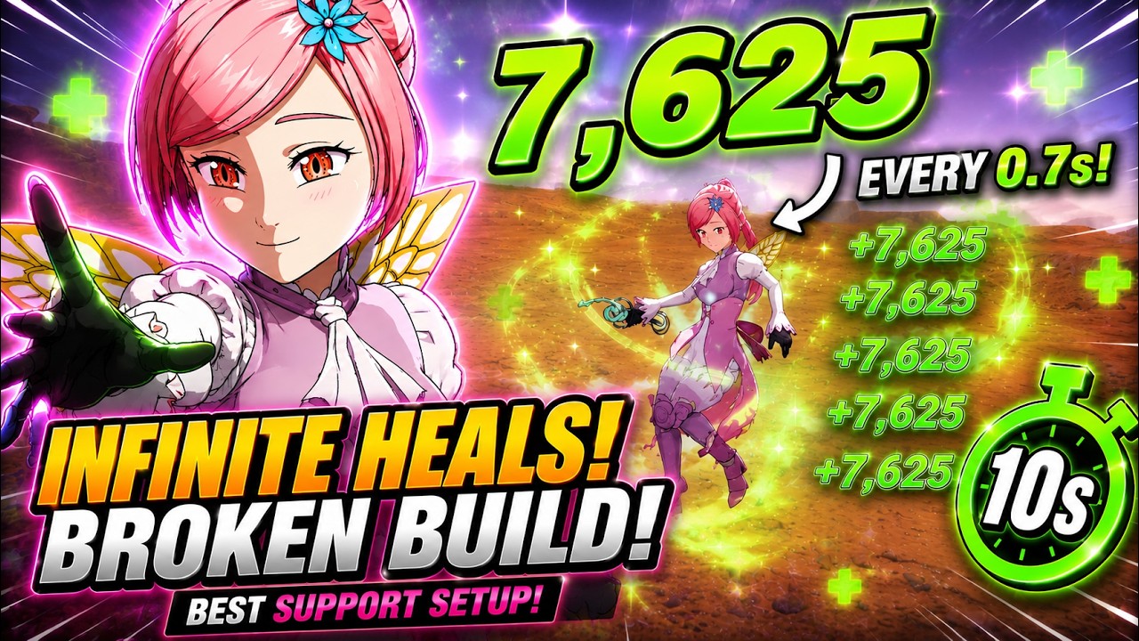 BEST TIOREH HEAL BUILD! INFINITE HEALS! | Seven Deadly Sins Origin