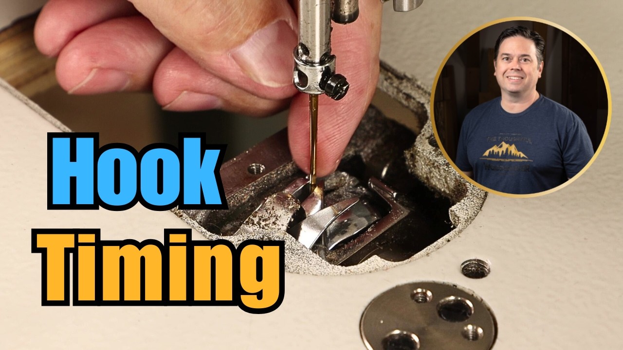 Juki 1541 Hook Timing Industrial Sewing Machine Repair Detailed How to Set and Adjust DNU 1541S