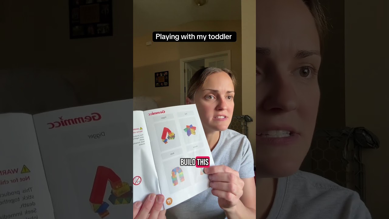 Trying to play a game with my toddler #momlife #toddlermom