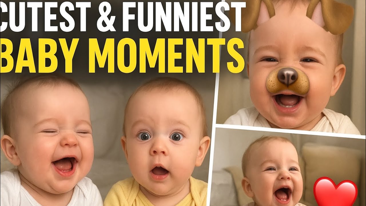 Cutest & Funniest Baby Moments 😍👶 | Real Heart-Melting Baby Compilation (2025)