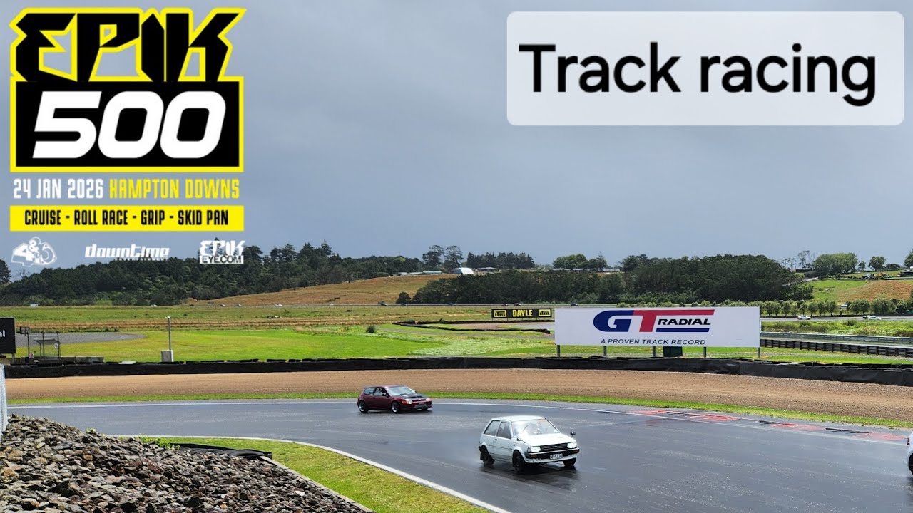 Track Racing, Grip Sessions, Roll Racing, and Skidpan + FWD SKIDS!!! - EPIK 500 